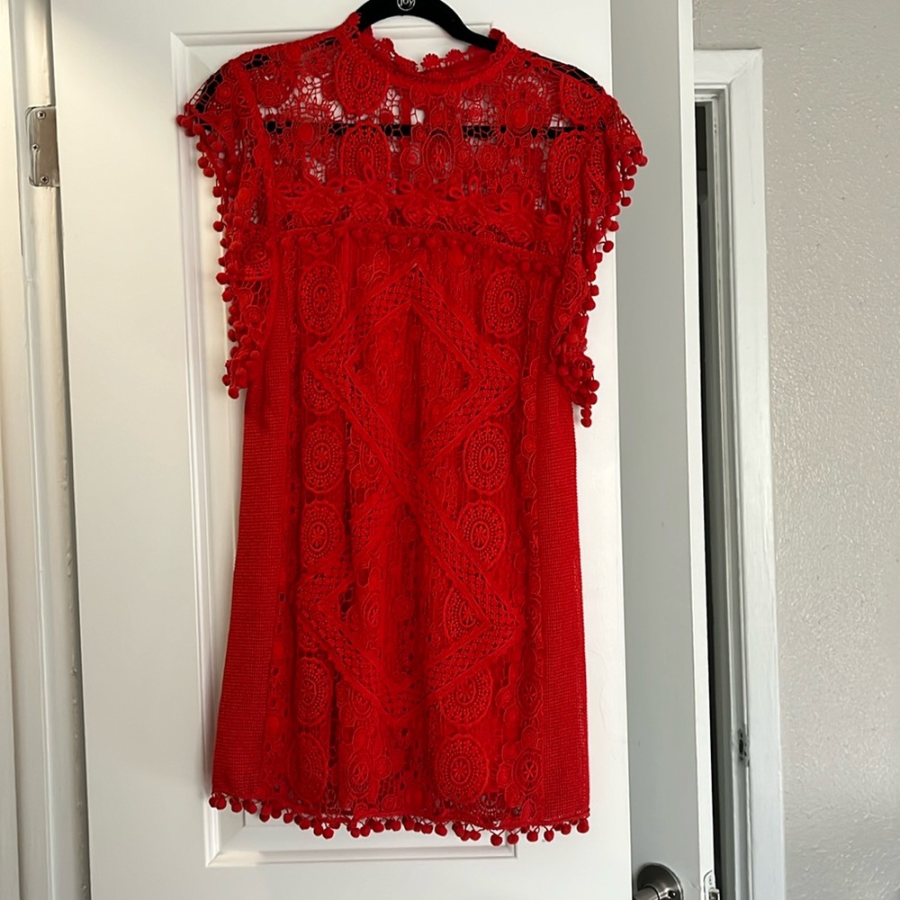 Red dress